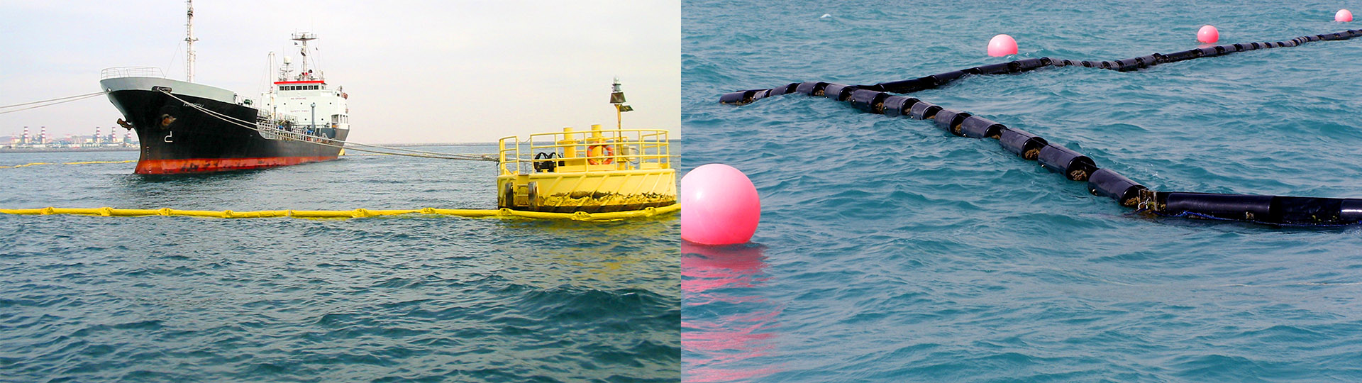 Schwimmende Ölsperre Floating Oil Barriers